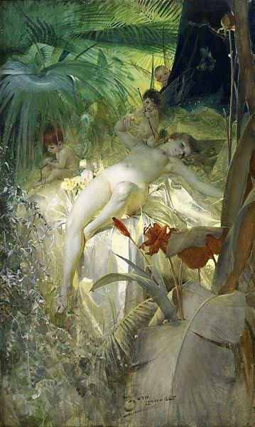 Anders Zorn The Love Nymph Sweden oil painting art